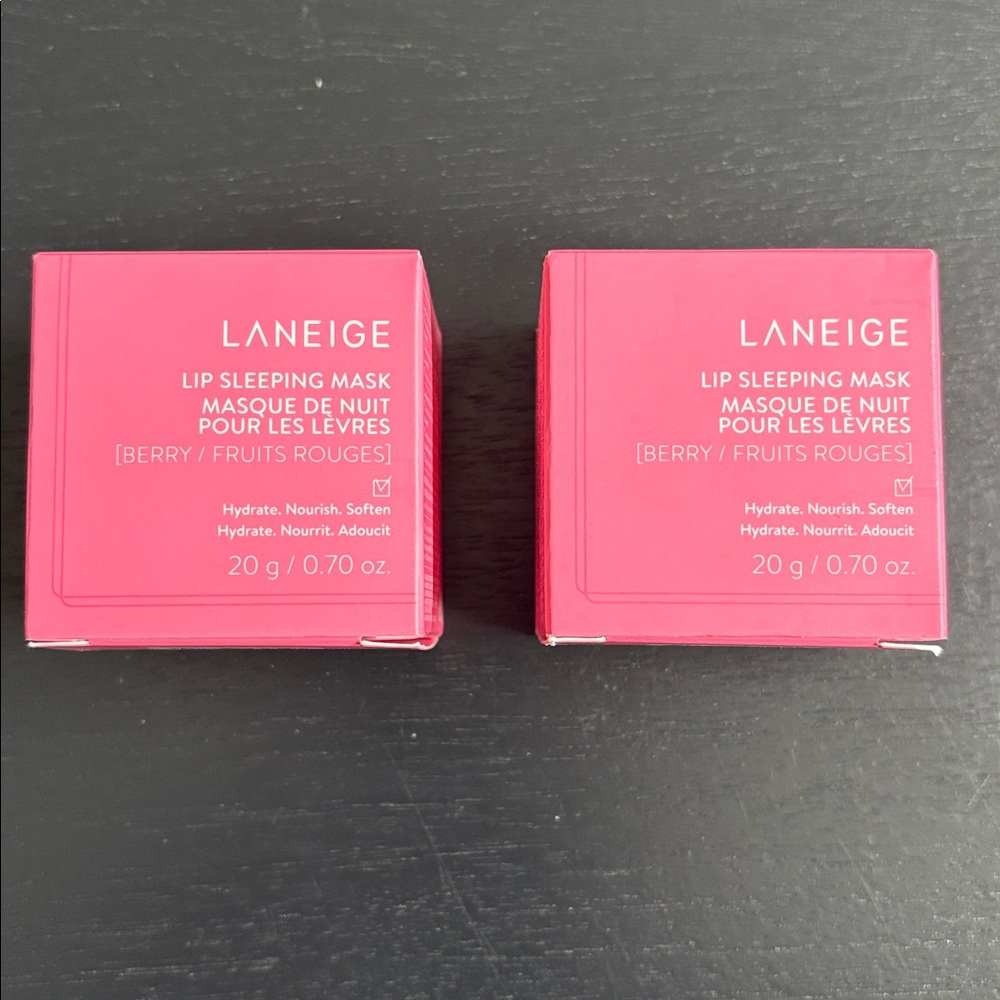 *SOLD* LANEIGE Lip Sleeping Mask, 2 Pack - Berry (BNIB)